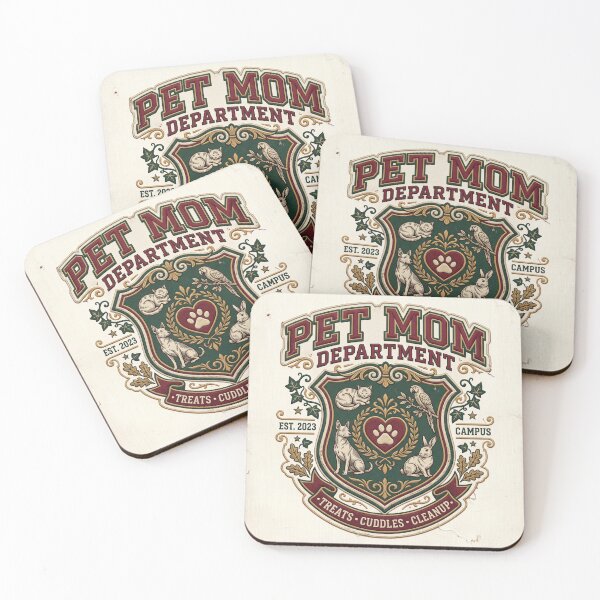 Item preview, Pet Mom Department Shirt – Retro Collegiate Crest Multi-Pet Lover Tee designed and sold by DmaarGroup.