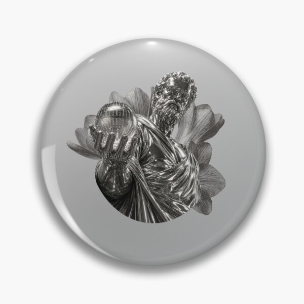 Item preview, Ancient Greek Philosophy Meets AI Glitch Art designed and sold by Jasvera-ART.
