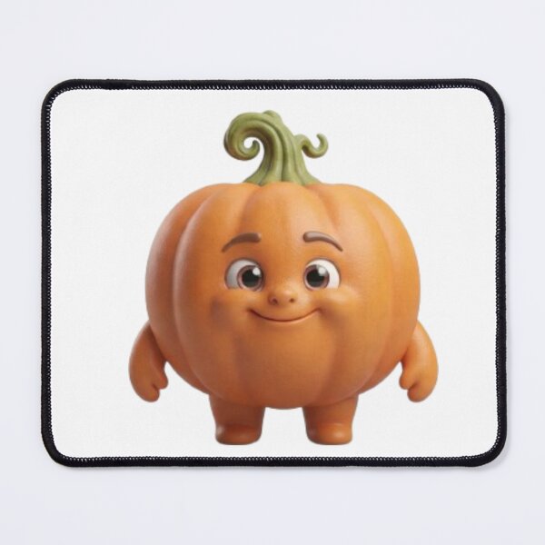 Item preview, Cute Happy Pumpkin 3D Character Tee designed and sold by TripleVertex-1.