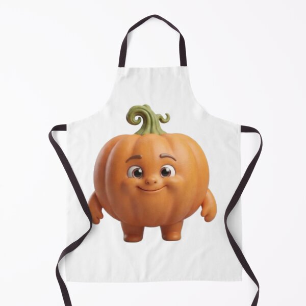 Item preview, Cute Happy Pumpkin 3D Character Tee designed and sold by TripleVertex-1.