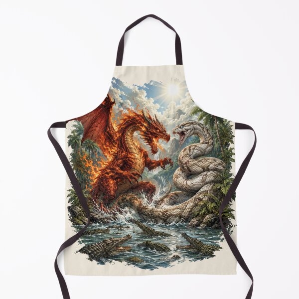 Item preview, Infero dragon vs titan serpent designed and sold by urbanshop7.