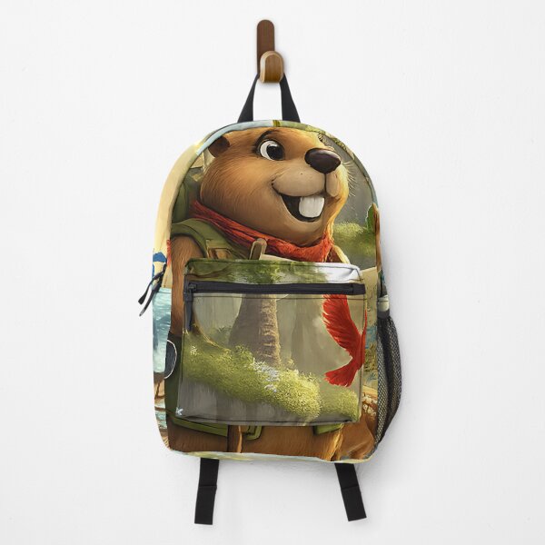 Item preview, Happy Beaver Adventures – The Expedition to Whispering River designed and sold by Clothes With Smiling Animals Walt Gral.
