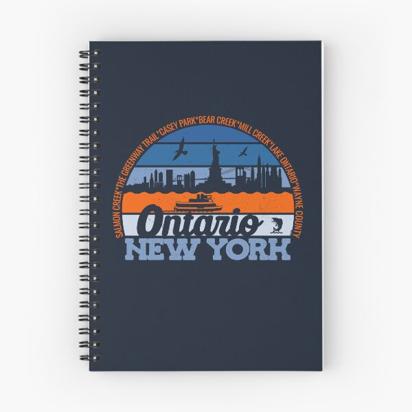 Item preview, Ontario New York Sunset Retro Vintage Local Pride Logo designed and sold by CRHPOD20.