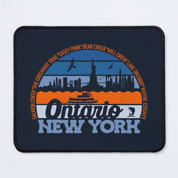 Item preview, Ontario New York Sunset Retro Vintage Local Pride Logo designed and sold by CRHPOD20.