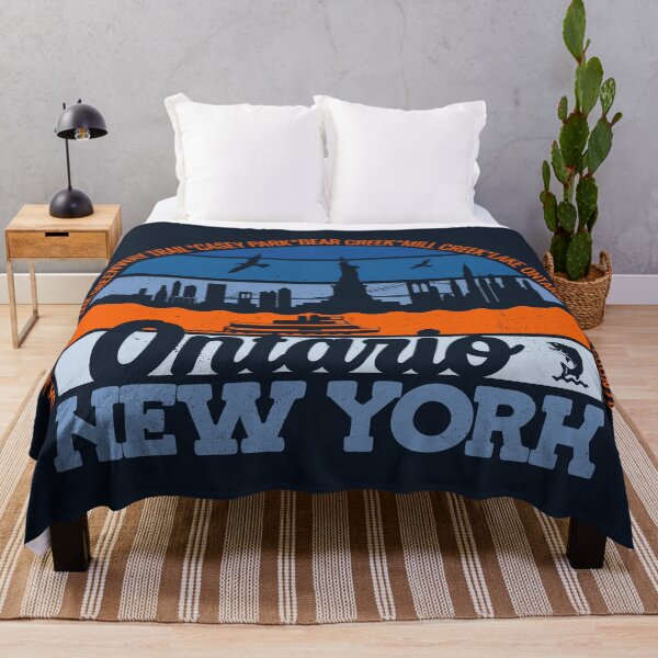 Item preview, Ontario New York Sunset Retro Vintage Local Pride Logo designed and sold by CRHPOD20.