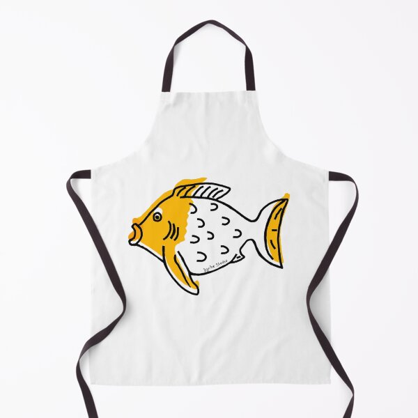 Item preview, Hand‑Drawn Orange Fish Illustration - Bold Line Art designed and sold by Dyche Studio.