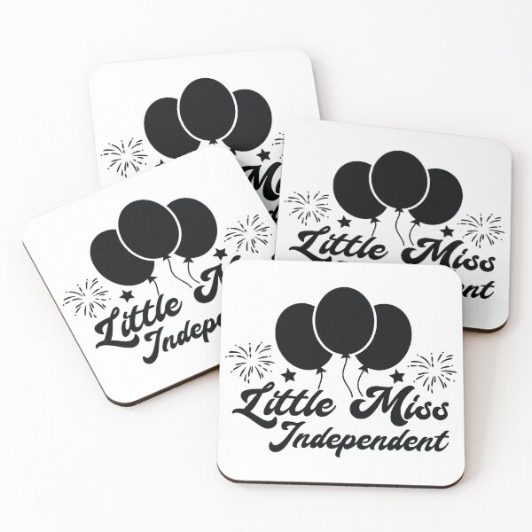 Item preview, Little Miss Independent - 4th Of July Quotes Retro Vintage USA Patriotic Girl Gift designed and sold by FuzionRaptor.