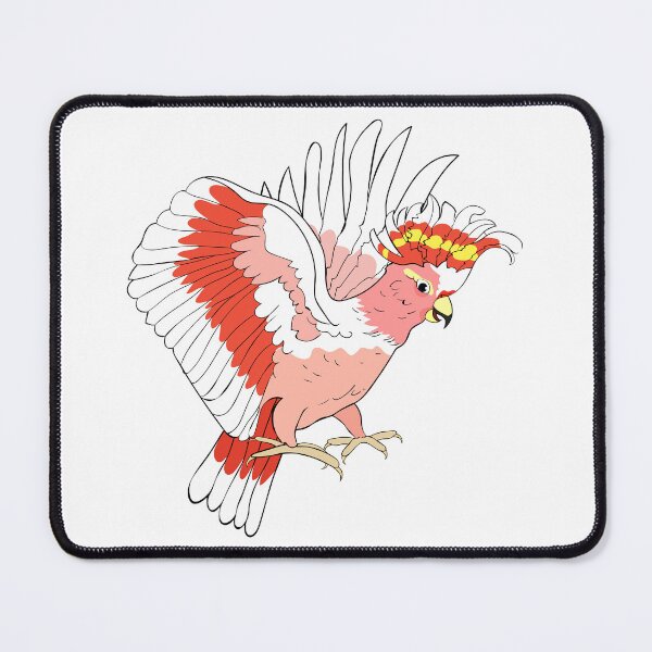 Item preview, Major Mitchell's Cockatoo Pink Parrot designed and sold by OrPolly.