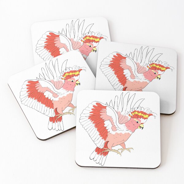 Item preview, Major Mitchell's Cockatoo Pink Parrot designed and sold by OrPolly.