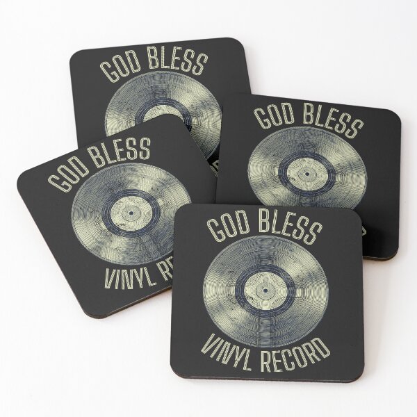 Item preview, God Bless Vinyl Record – Vinyl Lover Music Design designed and sold by D-Ave Magic Store .