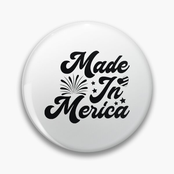 Item preview, Made In 'Merica - 4th Of July Quotes Retro Vintage USA Patriotic Pride Country Gift designed and sold by FuzionRaptor.
