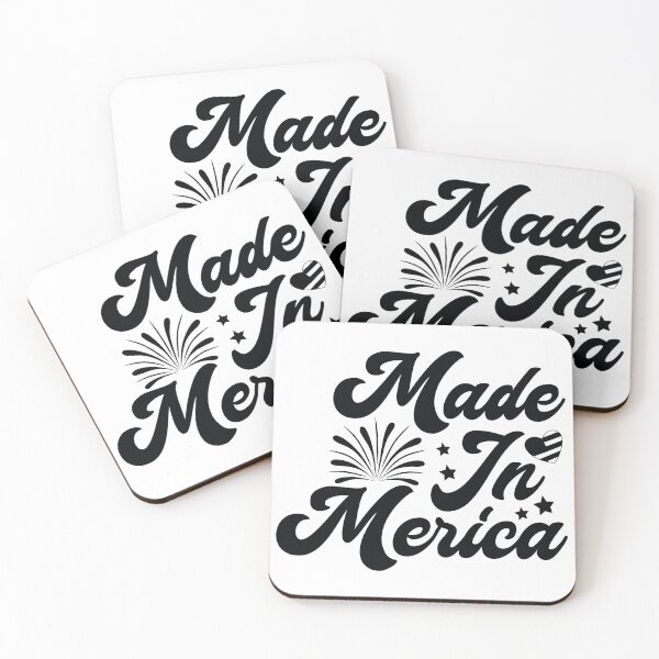 Item preview, Made In 'Merica - 4th Of July Quotes Retro Vintage USA Patriotic Pride Country Gift designed and sold by FuzionRaptor.