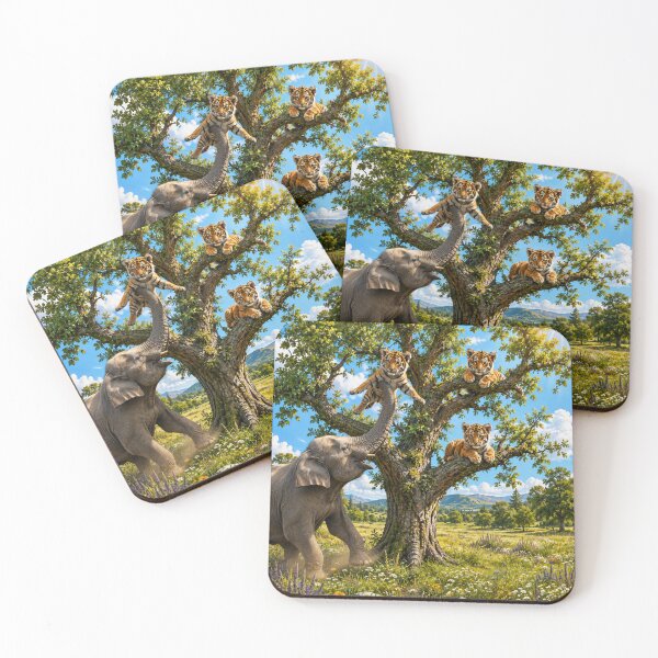 Item preview, Whimsical wildlife nature art designed and sold by urbanshop7.