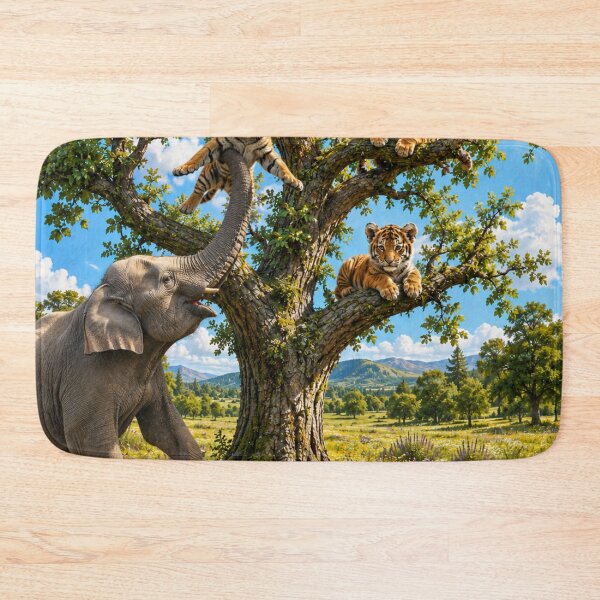 Item preview, Whimsical wildlife nature art designed and sold by urbanshop7.