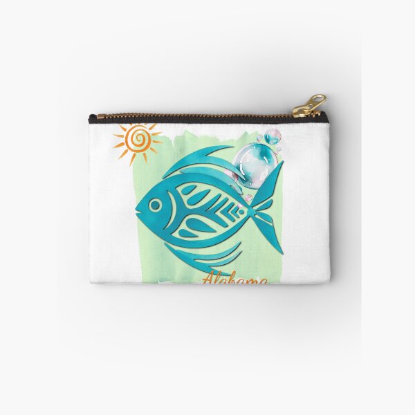 Item preview, Alabama Tropical Fish Watercolor Beach Design designed and sold by DonnaRaine.