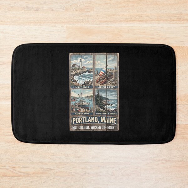 Item preview, Portland Maine Not Oregon Wicked Different Coastal designed and sold by snowry.