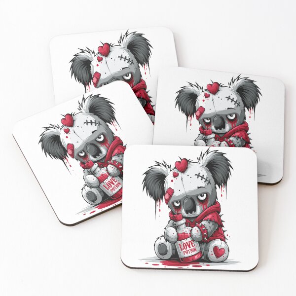 Item preview, Koala Love Potion Head Hearts Design designed and sold by RichardRags.