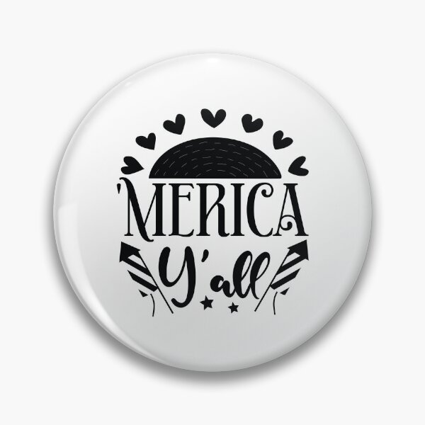 Item preview, 'Merica Y'all - 4th Of July Quotes Retro Vintage USA Patriotic Southern Pride Gift designed and sold by FuzionRaptor.