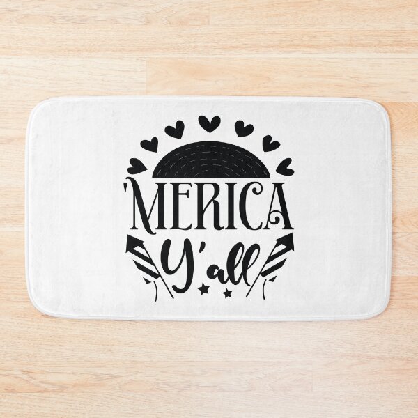 Item preview, 'Merica Y'all - 4th Of July Quotes Retro Vintage USA Patriotic Southern Pride Gift designed and sold by FuzionRaptor.