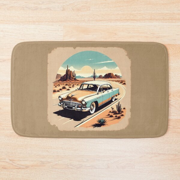Item preview, Retro Car in Desert, vintage designed and sold by tarkone.