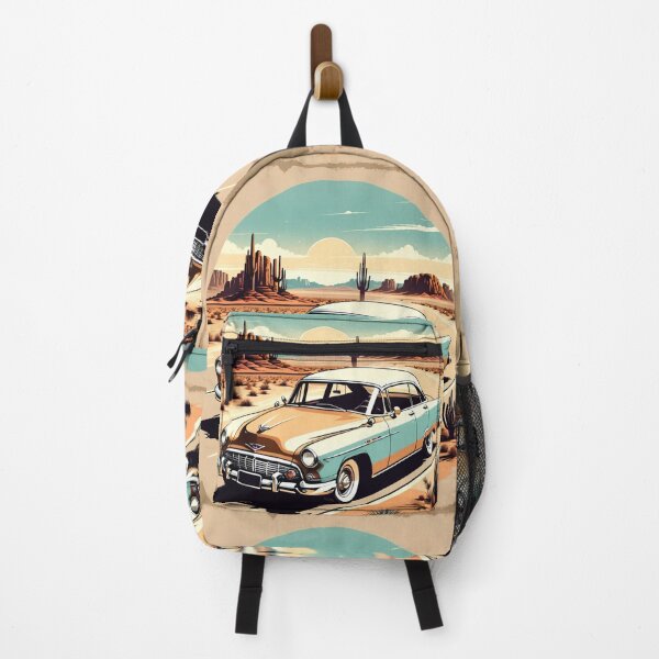 Item preview, Retro Car in Desert, vintage designed and sold by tarkone.