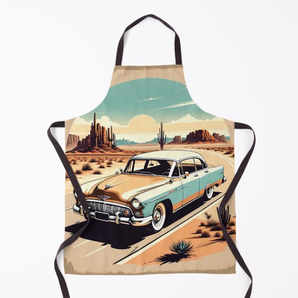 Item preview, Retro Car in Desert, vintage designed and sold by tarkone.