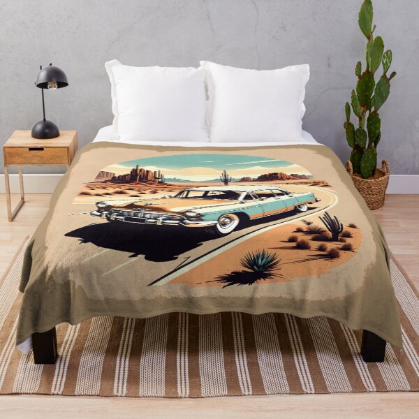 Item preview, Retro Car in Desert, vintage designed and sold by tarkone.