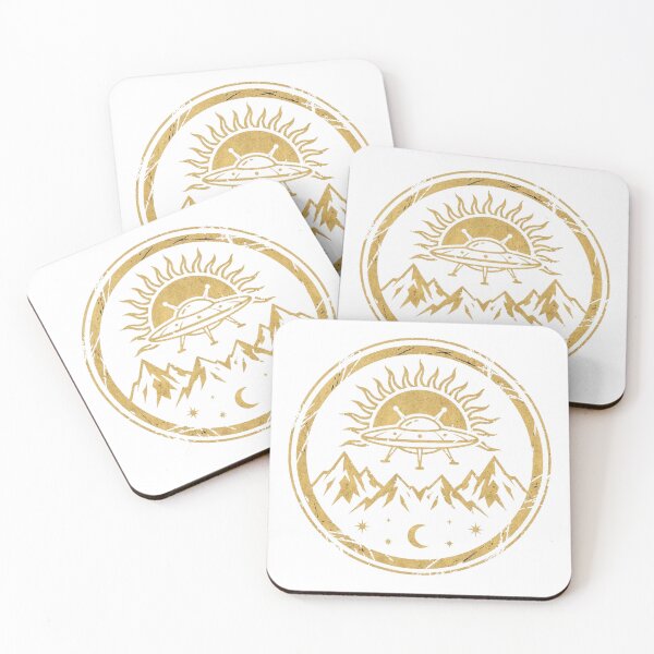 Item preview, Wish You Were Here – Earth – Vintage UFO Desert Emblem designed and sold by Evv_u.