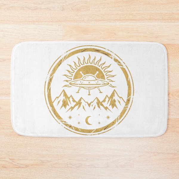 Item preview, Wish You Were Here – Earth – Vintage UFO Desert Emblem designed and sold by Evv_u.