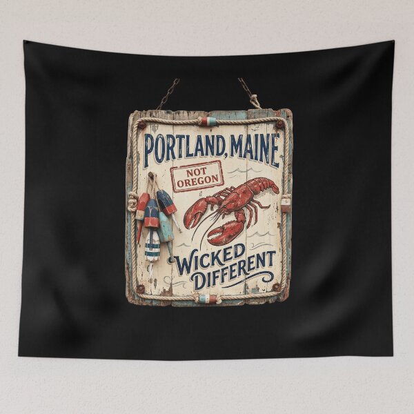Item preview, Portland Maine Not Oregon Wicked Different Lobster designed and sold by snowry.