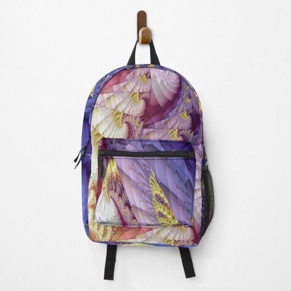 Item preview, Swirling Violet and Gold Cresting Wave Fractal designed and sold by pinkal.