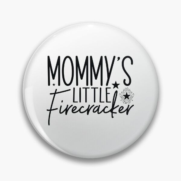 Item preview, Mommys Little Firecracker - 4th Of July Quotes Retro Vintage USA Patriotic Kids Gift designed and sold by FuzionRaptor.