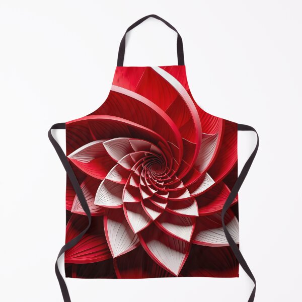 Item preview, Spiral Pattern of Red Petals designed and sold by Vicky Brago-Mitchell®.