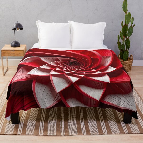 Item preview, Spiral Pattern of Red Petals designed and sold by Vicky Brago-Mitchell®.