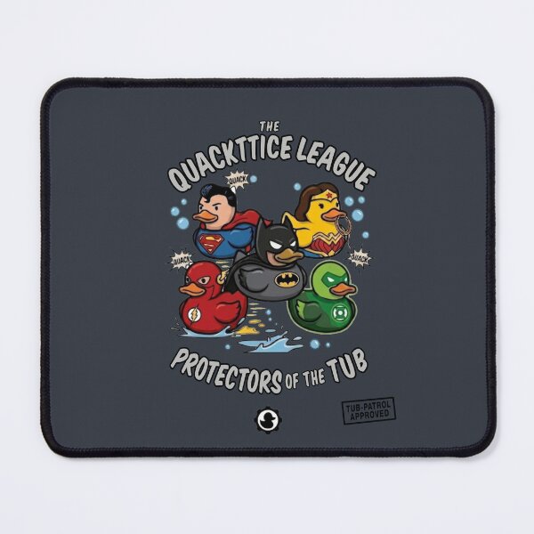 Item preview, The Quackttice League - Funny Rubber Duck Superhero Parody designed and sold by VoglR.