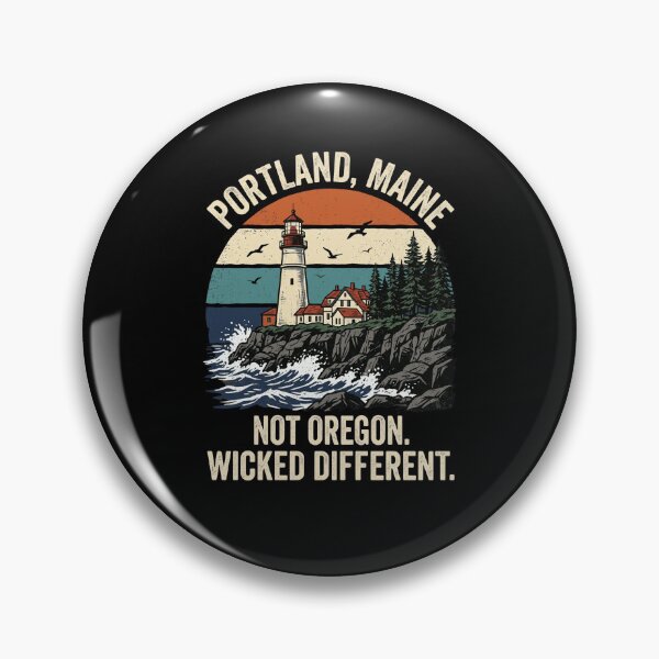 Item preview, Portland Maine Not Oregon Wicked Different Lighthouse designed and sold by snowry.