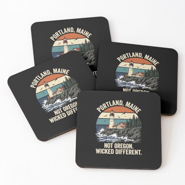 Item preview, Portland Maine Not Oregon Wicked Different Lighthouse designed and sold by snowry.