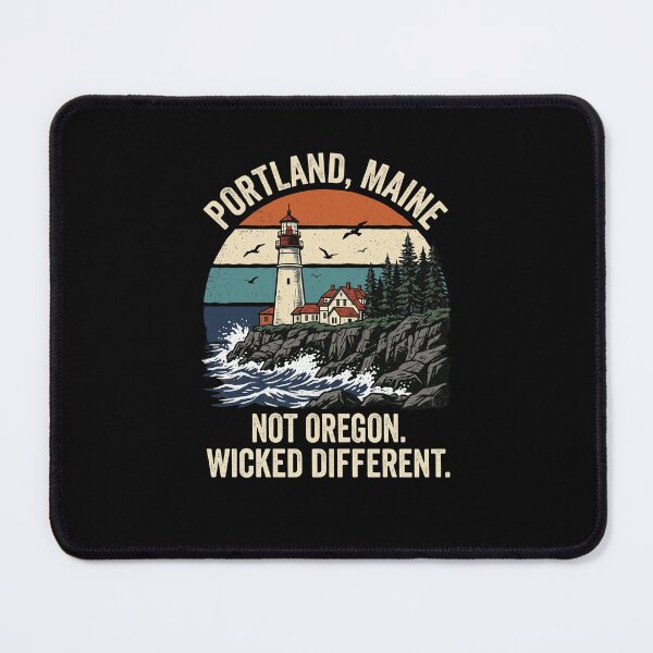 Item preview, Portland Maine Not Oregon Wicked Different Lighthouse designed and sold by snowry.