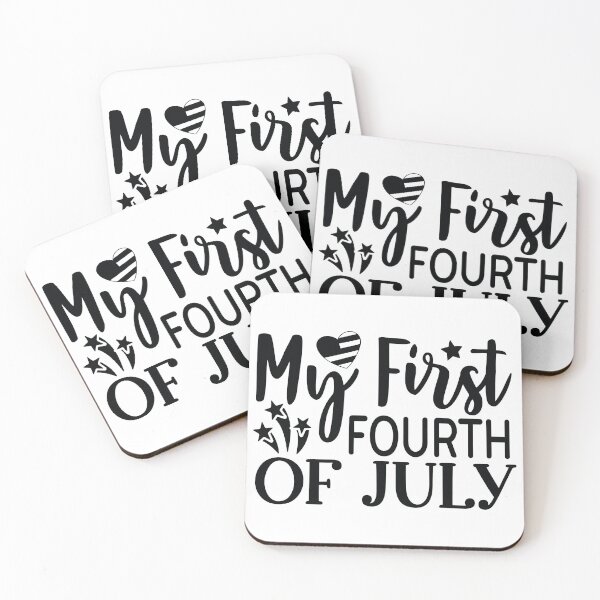 Item preview, My First Fourth Of July - 4th Of July Quotes Retro Vintage USA Patriotic Baby Gift designed and sold by FuzionRaptor.
