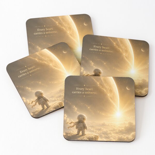 Item preview, Every Heart Carries a Universe – Dreamy Space Art by Orbitkid designed and sold by bauschberts.