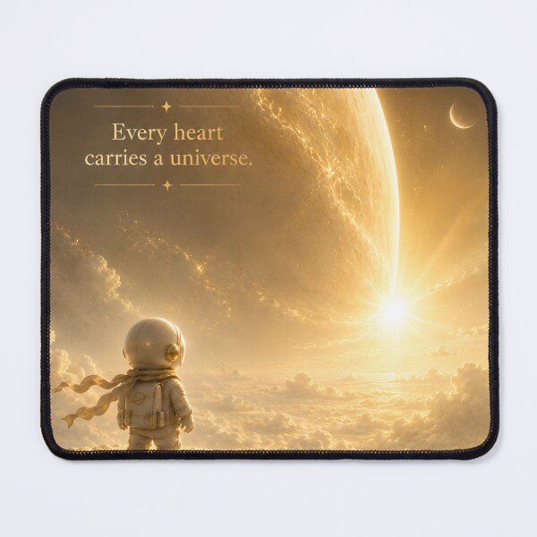 Item preview, Every Heart Carries a Universe – Dreamy Space Art by Orbitkid designed and sold by bauschberts.