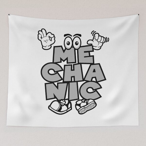 Item preview, MECHANIC - PROFESSIONS Graffiti Character Bold Popart designed and sold by NFTWords.