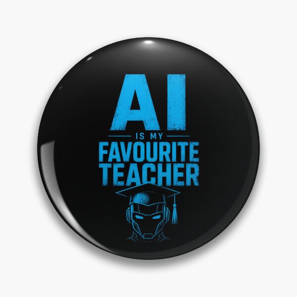 Artikelvorschau, KI ist mein Lieblingslehrer – Lustige KI-Übernahme: Roboterlehrer der Zukunft entworfen und verkauft von TEEJAMBOREE.