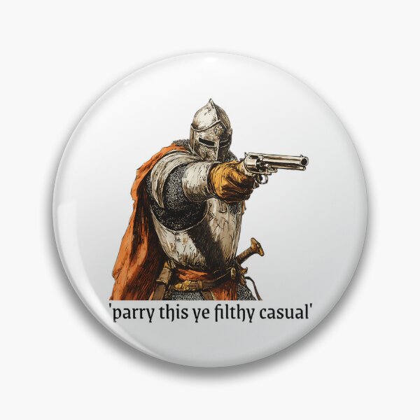 Item preview, Parry This You Filthy Casual - Medieval Knight With Gun designed and sold by bangercitiba.