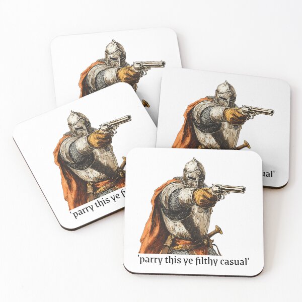 Item preview, Parry This You Filthy Casual - Medieval Knight With Gun designed and sold by bangercitiba.