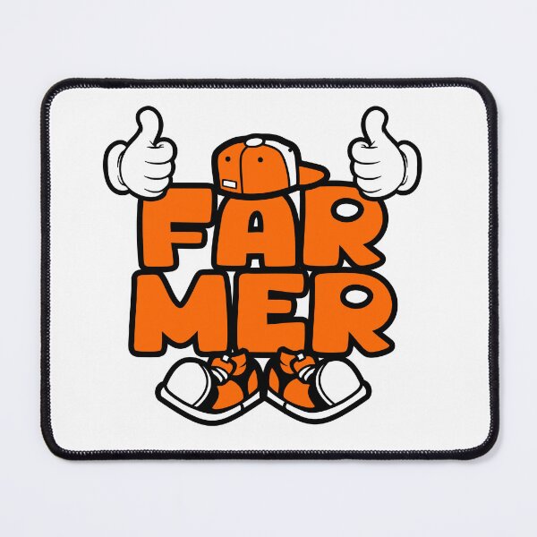 Item preview, FARMER - PROFESSIONS Lettering Character Bold Retro designed and sold by NFTWords.