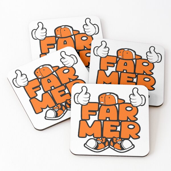 Item preview, FARMER - PROFESSIONS Lettering Character Bold Retro designed and sold by NFTWords.