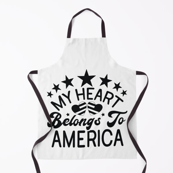 Item preview, My Heart Belongs To America - 4th Of July Quotes Retro Vintage USA Patriotic Heart Gift designed and sold by FuzionRaptor.