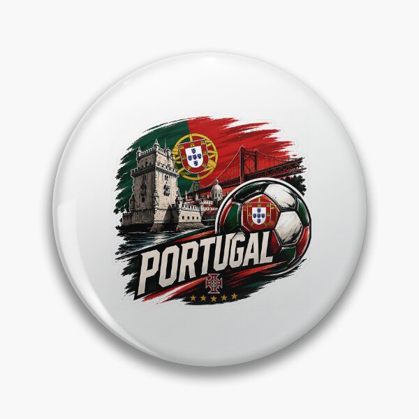 Item preview, Portugal Football Sticker For Fans Who Love Passionate Football Culture  Minimal Soccer Design Sticker designed and sold by bangercitiba.