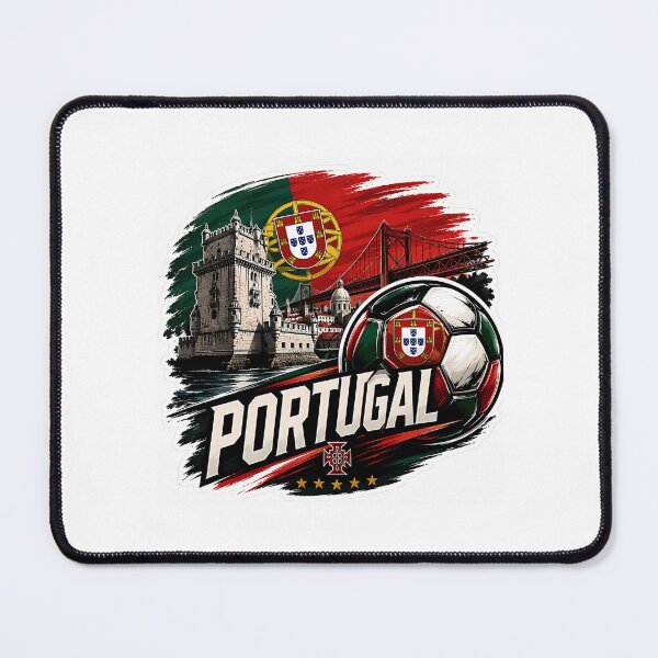 Item preview, Portugal Football Sticker For Fans Who Love Passionate Football Culture  Minimal Soccer Design Sticker designed and sold by bangercitiba.